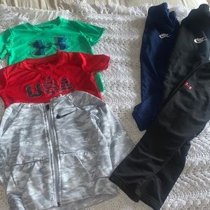 Boys Nike/Under Armour bundle